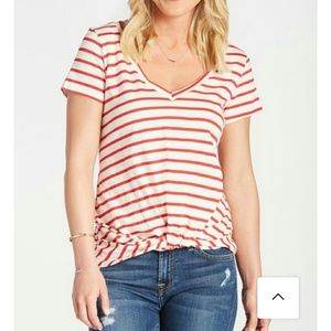 Allison Joy Addison V Neck Tuck Tee